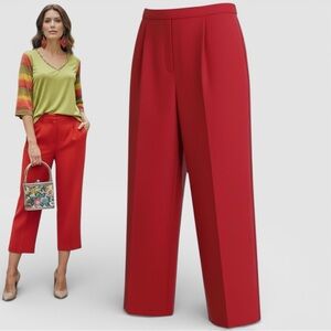 NORTON McNaughton Pant Wide Leg Capri Coral Sz 6